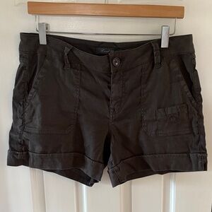 Level 99 Women's Dark Charcoal Cargo Shorts